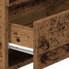 vidaXL Nattbord med 2 skuffer gammelt tre 40x33x60 cm