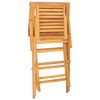 vidaXL Klappstoler 4 stk. 56x63x90 cm heltre teak