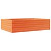 vidaXL Plantekasse voksbrun 90x60x23 cm heltre furu