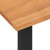 vidaXL Skrivebord 100x45x75 cm heltre teak