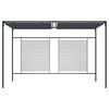 vidaXL Paviljong med uttrekkbart tak 4x3x2,3 m antrasitt 180 g/m&sup2;