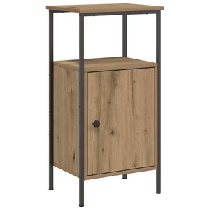 vidaXL Nattbord artisan eik 41x31x80 cm konstruert tre