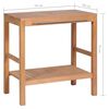 vidaXL Servantskap for bad heltre teak 74x45x75 cm