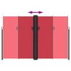 vidaXL Uttrekkbar sidemarkise 220x1000 cm r&oslash;d