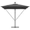 vidaXL Kantilever bananparasol Antrasitt 249 x 249 x 250 cm