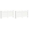 vidaXL Radiatordeksler 2 stk hvit 172x19x81,5 cm MDF