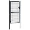 vidaXL Hageport av netting galvanisert st&aring;l 100x175 cm gr&aring;