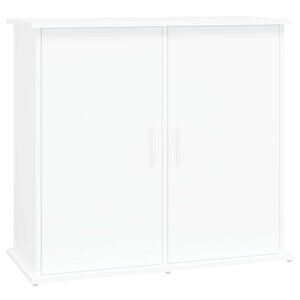vidaXL Akvariumstativ hvit 81x36x73 cm konstruert tre