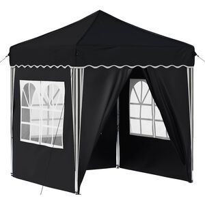 vidaXL Pop-up Festtelt Antrasitt 195 x 195 x 245 cm Oxford Stoff