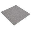 vidaXL Teppeflis Brun 50 x 50 cm 36 stk. PP og Bitumen