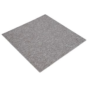 vidaXL Teppeflis Brun 50 x 50 cm 36 stk. PP og Bitumen