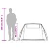 vidaXL Tunneltelt for camping 2 personer blå vanntett
