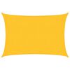vidaXL Solseil 160 g/m&sup2; rektangul&aelig;r gul 2x2,5 m HDPE