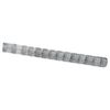 vidaXL Vill Gjerde Hett belegg galvanisert 1000 x 140 x 0.18 cm Jern