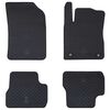 vidaXL Bilmatte 4 stk. passer for C3 2017-2024 Gummi