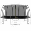 vidaXL Trampolinesett rund 488x90 cm 150 kg