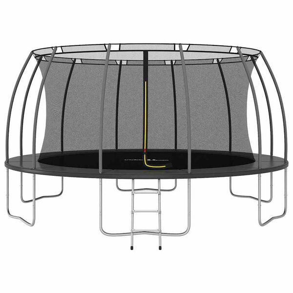 vidaXL Trampolinesett rund 488x90 cm 150 kg