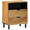 vidaXL Nattbord brun 50x33x60 cm heltre mango