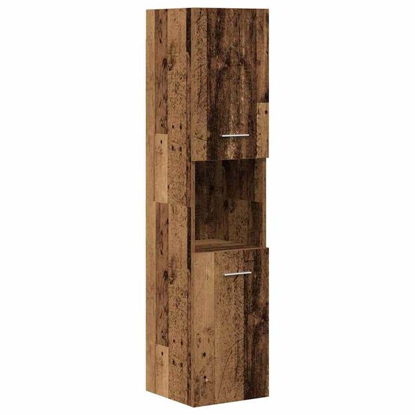 vidaXL Baderomsmøbler 3 deler gammelt tre konstruert tre