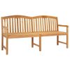 vidaXL H&aring;ndlaget Rosebenk 150 x 60 x 90 cm Massivt Teaktre Naturlig