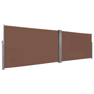 vidaXL Uttrekkbar sidemarkise 160x600 cm brun