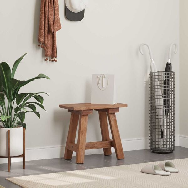 vidaXL benk Naturlig 50 x 26 x 45 cm Mahogni Tre