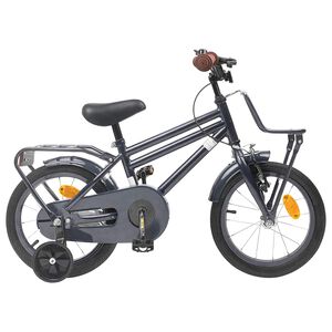 vidaXL Barnesykkel 12 Tommer for 2-4 &aring;r gammel M&oslash;rkebl&aring;