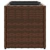 vidaXL Plantekasser med 2 potter 2 stk brun 72x30x32 cm polyrotting