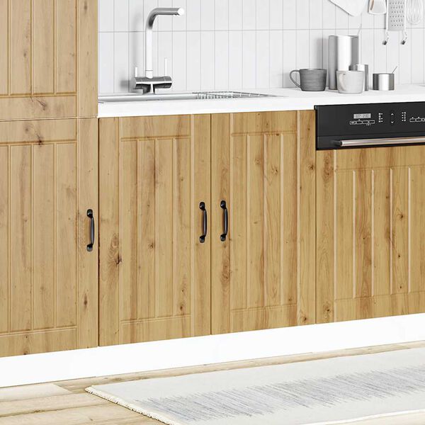 vidaXL Vask underskap Lucca artisan eik konstruert tre