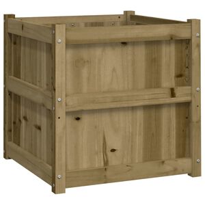 vidaXL Plantekasser 60x60x60 cm impregnert furu