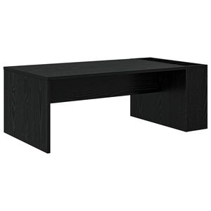 vidaXL Kaffebord Svart Eik 95 x 50 x 34 cm Konstruert tre