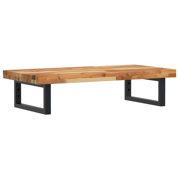 vidaXL Servanthylle veggmontert st&aring;l og heltre akasie