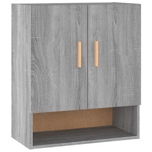 vidaXL Veggskap gr&aring; sonoma 60x31x70 cm konstruert tre