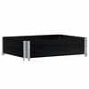 vidaXL Pallekarmer svart 80x60 cm heltre furu