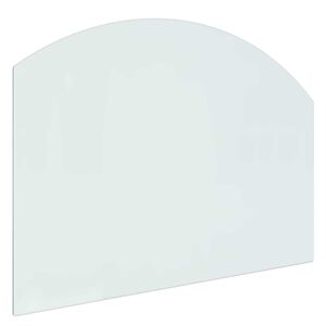 vidaXL Peisglassplate Gjennomsiktig 80 x 60 cm Glass