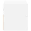 vidaXL Veggmonterte nattbord 2 stk hvit 45x26x28,5 cm