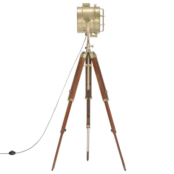 vidaXL Gulvlampe med stativ heltre mango 165 cm