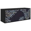 vidaXL Vegghengt TV-skap DOKKUM 102 x 33 x 40 cm Svart eik