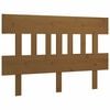 vidaXL Sengegavl honningbrun 143,5x3x81 cm heltre furu