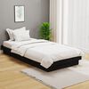vidaXL Sengeramme svart heltre 90x200 cm