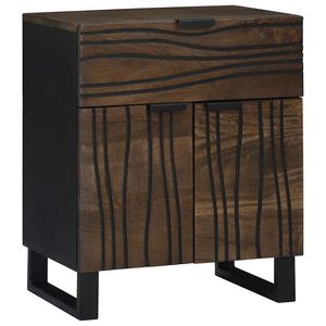 vidaXL Nattbordskap Valn&oslash;tt 50 x 33 x 60 cm Konstruert tre