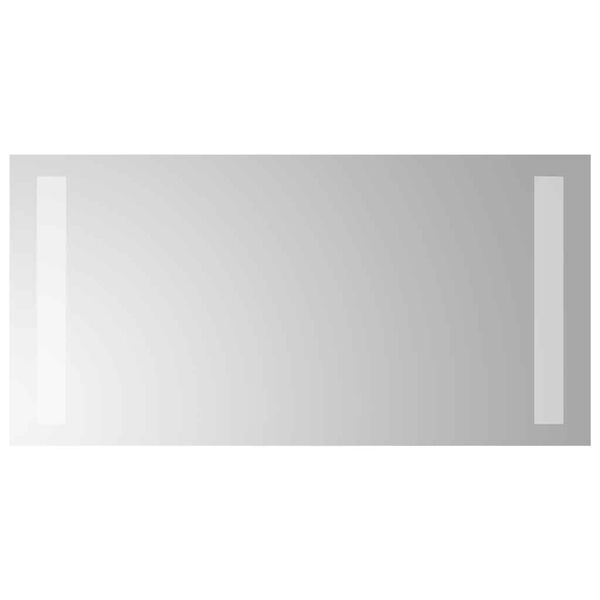 vidaXL Baderomsspeil med LED 40x20 cm