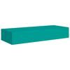 vidaXL Veggmontert skuffehylle bl&aring; 60x23,5x10 cm MDF