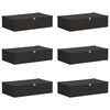 vidaXL Lagringsboks 6 stk. Ikke-vevd stoff 70 x 40 x 18 cm 50,4 L