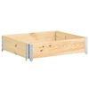vidaXL H&oslash;ybed 100x100 cm heltre furu