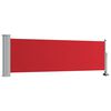 vidaXL Uttrekkbar sidemarkise 80x300 cm r&oslash;d