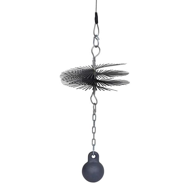 Skorstein Børste Rund Diameter 25cm