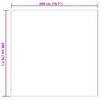 vidaXL Kunstpels Kanin Teppe Olite Rosa 200 x 200 cm Polyester