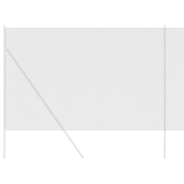 vidaXL Sekskantet gjerde Grå 1.6 x 10 m Stål