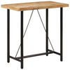 vidaXL Barbord 110x55x107 cm heltre mango og jern